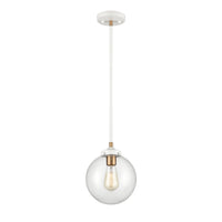 Boudreaux 8'' Wide 1-Light Mini Pendant - Matte White