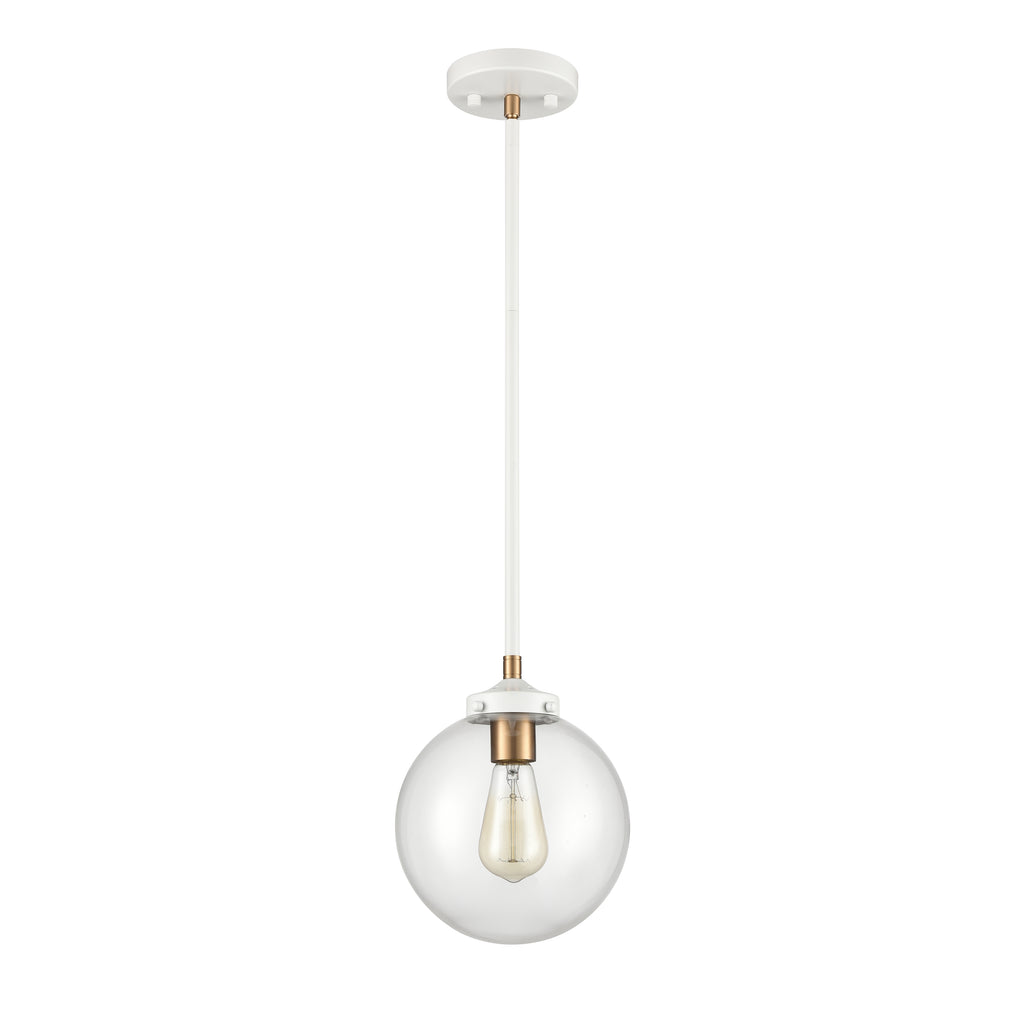 Boudreaux 8'' Wide 1-Light Mini Pendant - Matte White