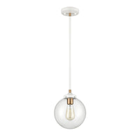 Boudreaux 8'' Wide 1-Light Mini Pendant - Matte White