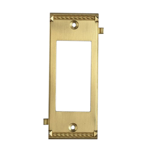 CLICKPLATES BRASS MIDDLE SWITCH PLATE