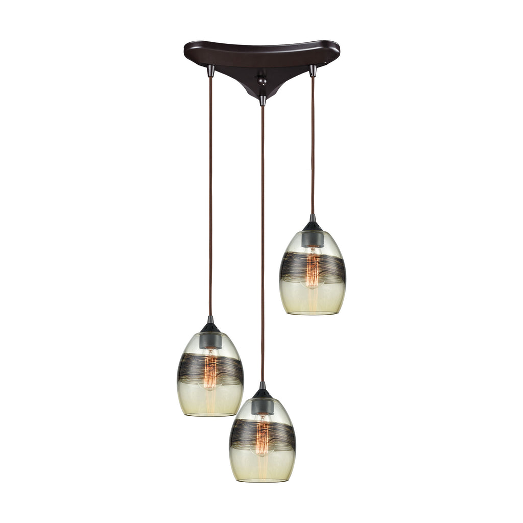 Whisp 3 Pendant Oil Rubbed Bronze