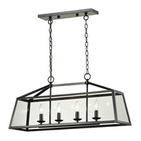 Alanna Collection 4 light pendant in Oil Rubbed Bronze