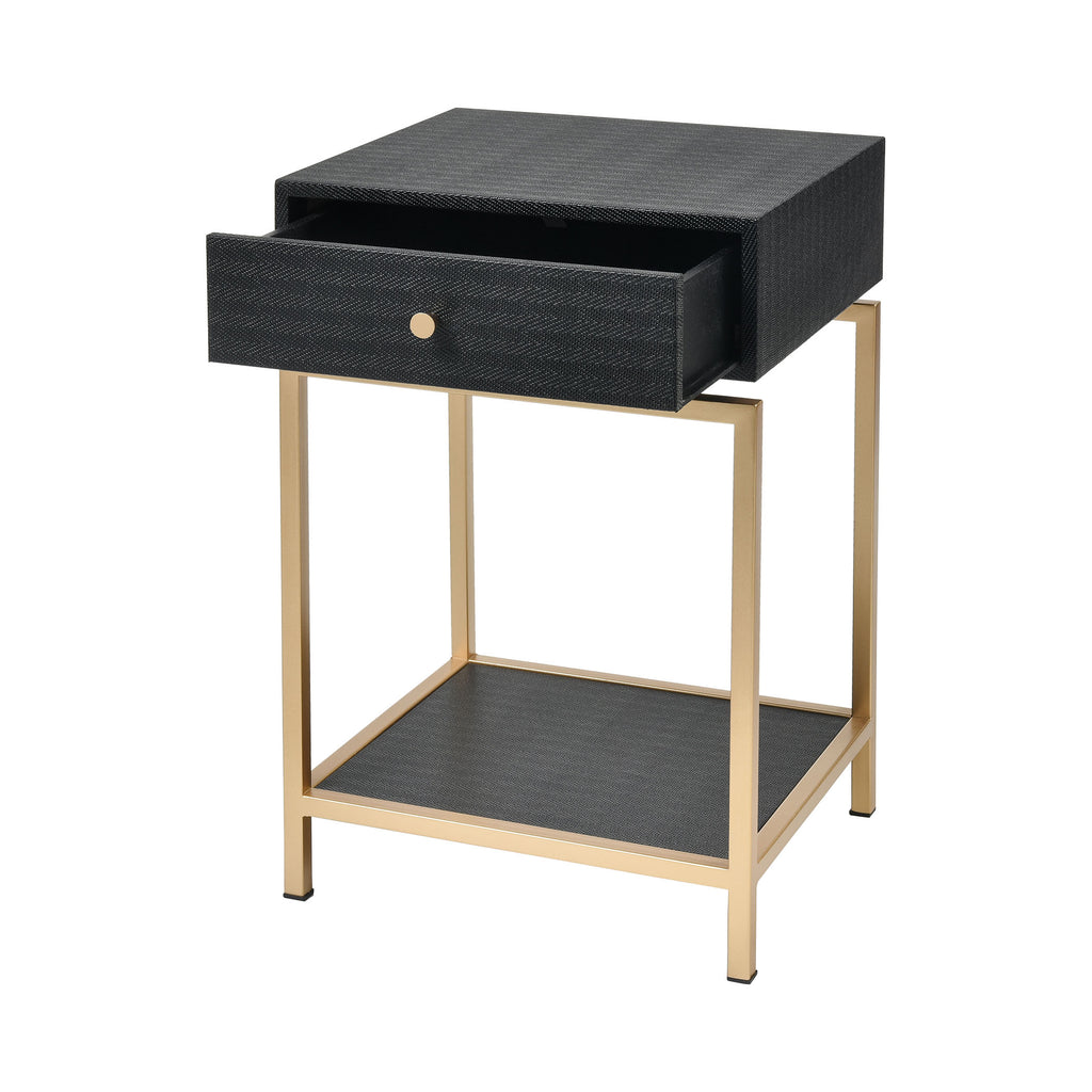 Clancy Accent Table in Black