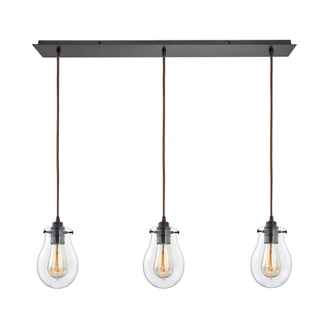 Jaelyn 3 Light Pendant in Oil Rubbed Bronze