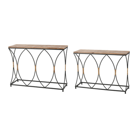 Fisher Island Console Tables (Set of 2)