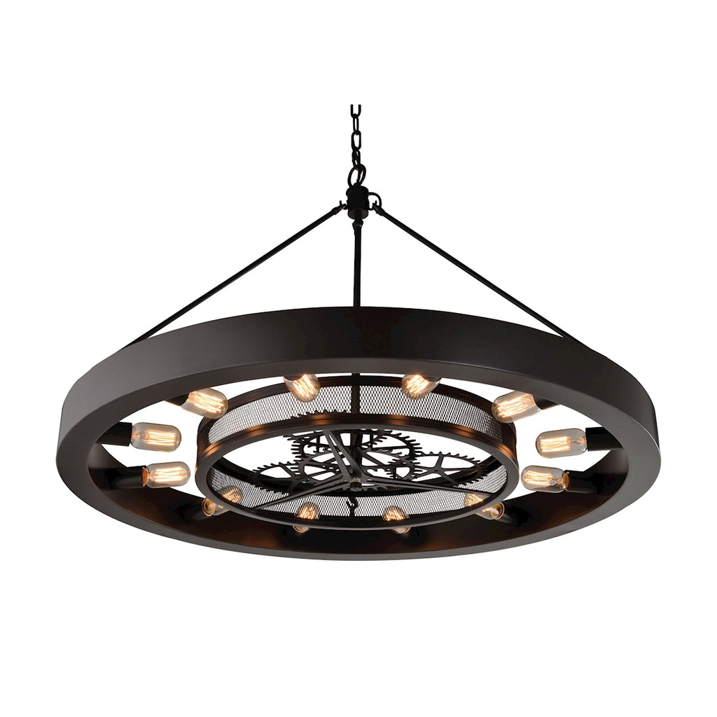 Chronology 12 Light Chandelier in Oil Rubbed Bronze