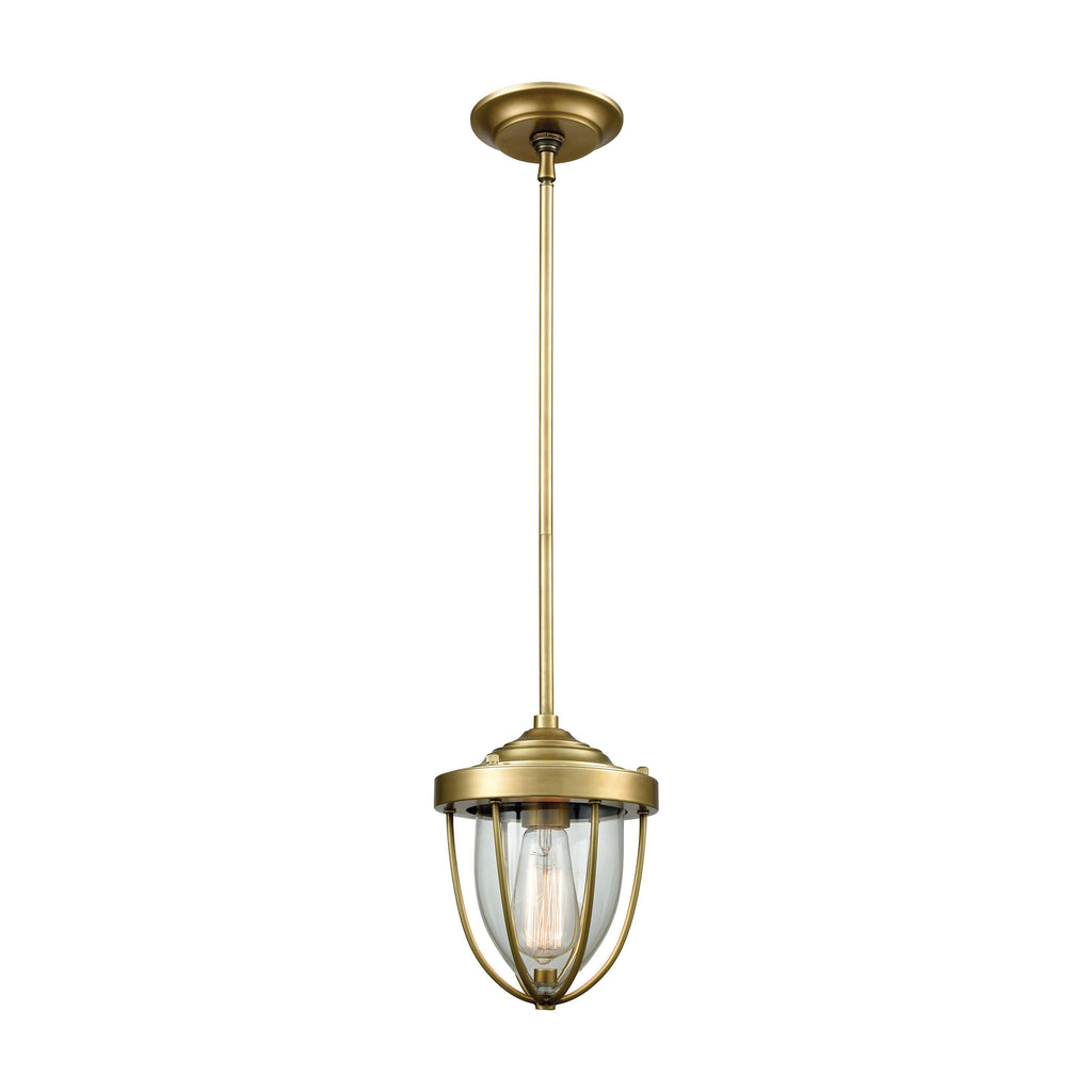 Sturgis 1 Pendant Satin Brass