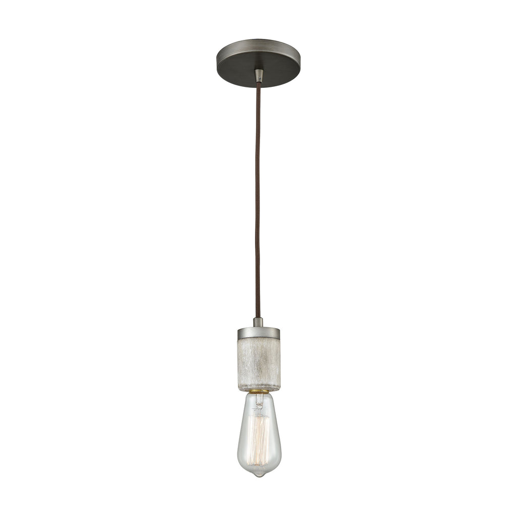 Socketholder 1 Pendant Weathered Zinc