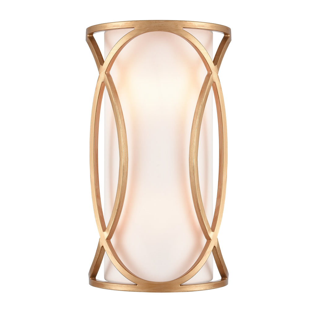 Ringlets 15'' High 2-Light Sconce - Matte Gold