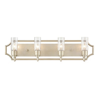 Cheswick 33'' Wide 4-Light Vanity Light - Aged Silver