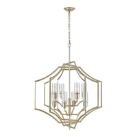 Cheswick 36'' Wide 8-Light Chandelier - Aged Silver