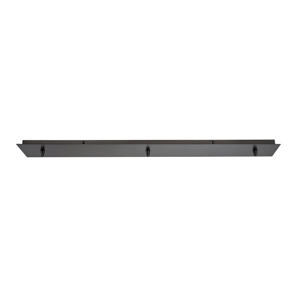 Pendant Options 3 Light Linear Pan in Oil Rubbed Bronze