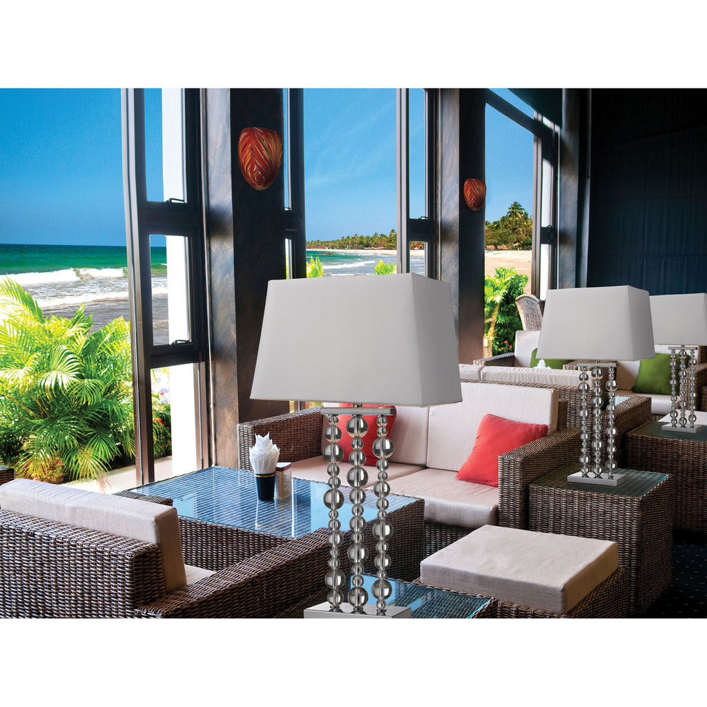Arco Baleno 1-Light Sconce in Satin Nickel with Multi-colored Glass