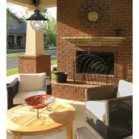 Searsport 1-Light Outdoor Pendant in Weathered Charcoal