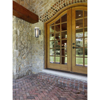 Croftwell 1-Light Outdoor Wall Lamp in Textured Matte Black
