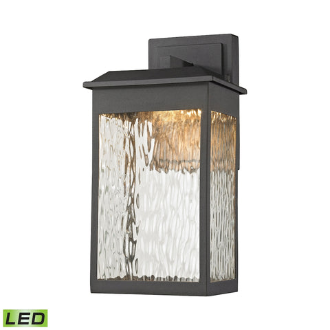Newcastle LED Outdoor Wall Sconce in Matte Black