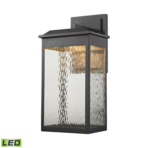 Newcastle LED Outdoor Wall Sconce in Matte Black