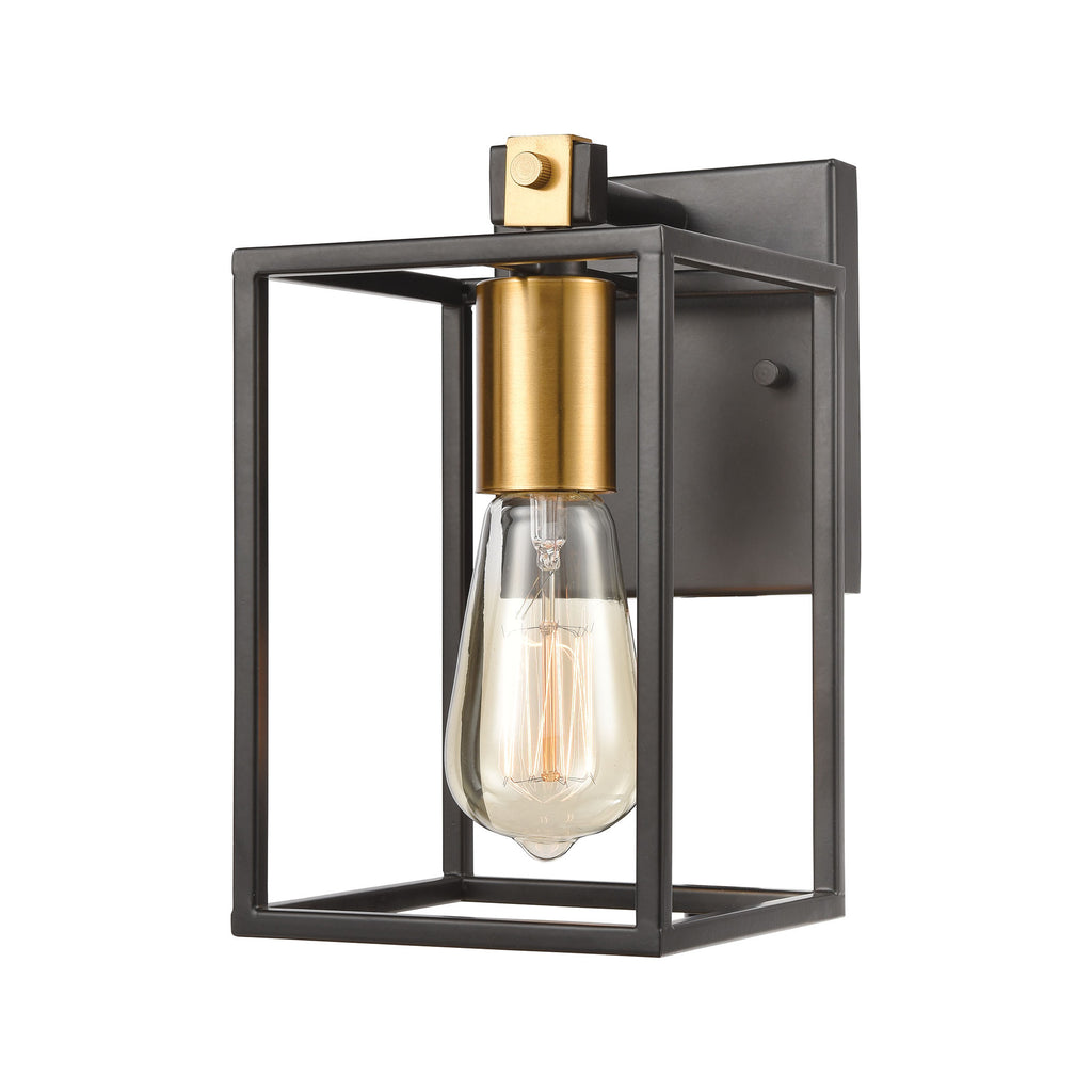 Cloe 1-Light Vanity Light in Matte Black