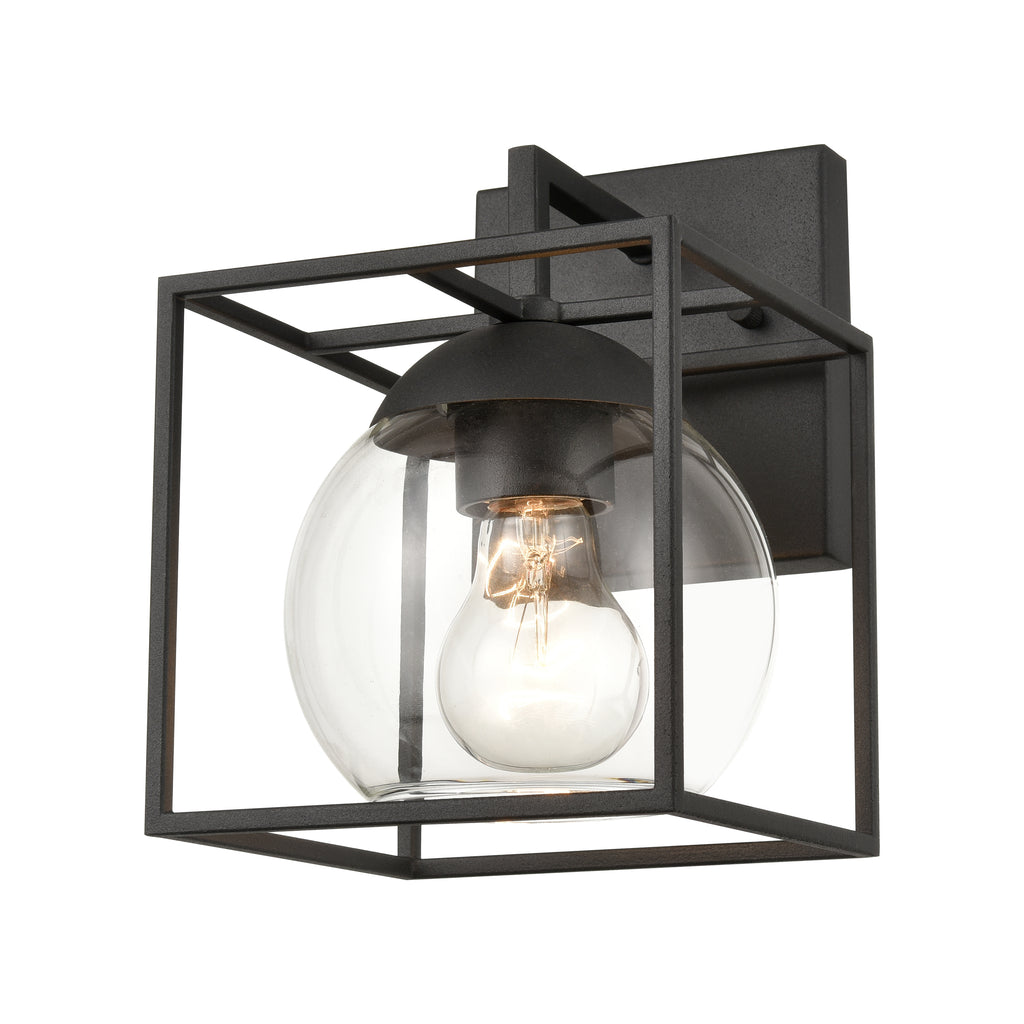 Cubed 1-Light sconce in  Charcoal                                                                    