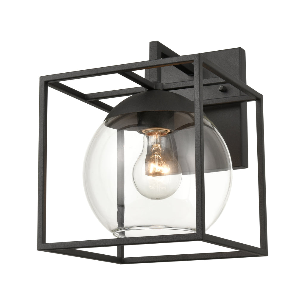 Cubed 1-Light sconce in  Charcoal                                                                    