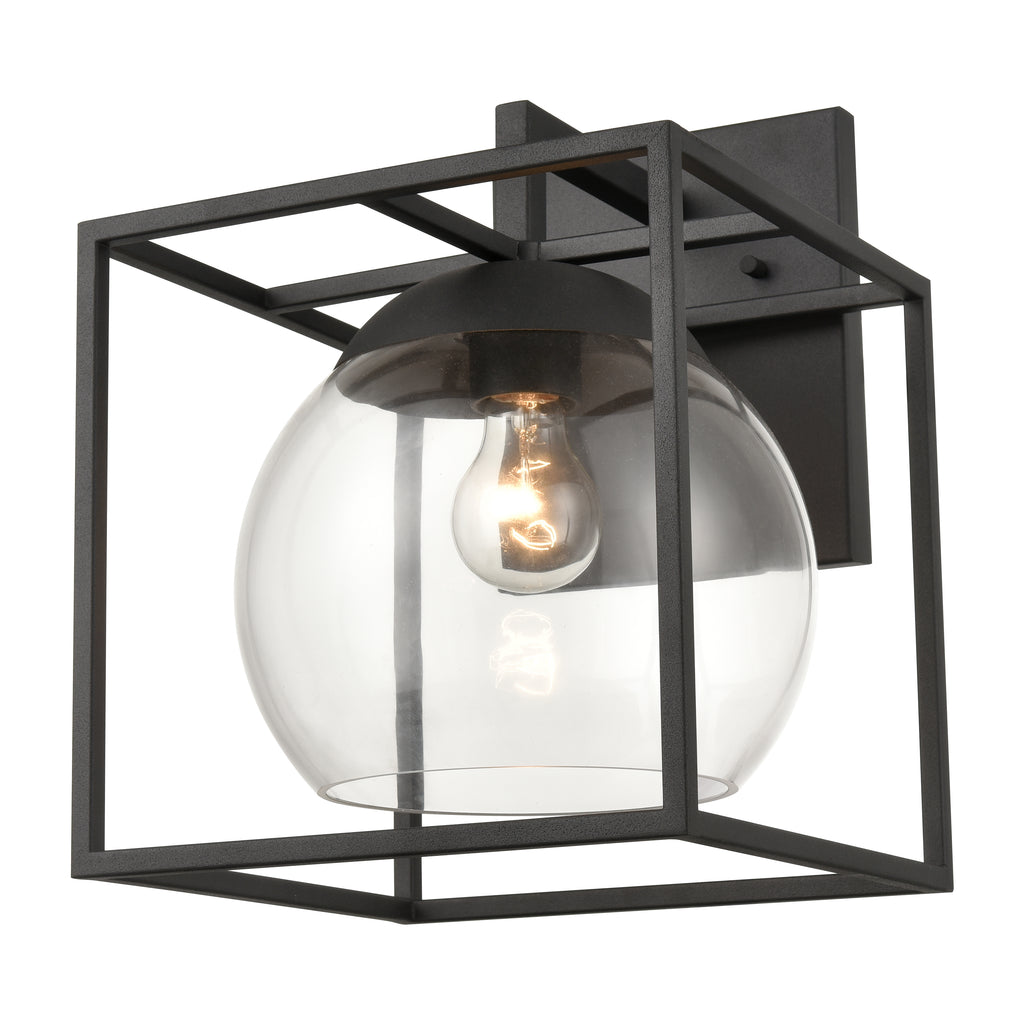 Cubed 1-Light sconce in  Charcoal                                                                    