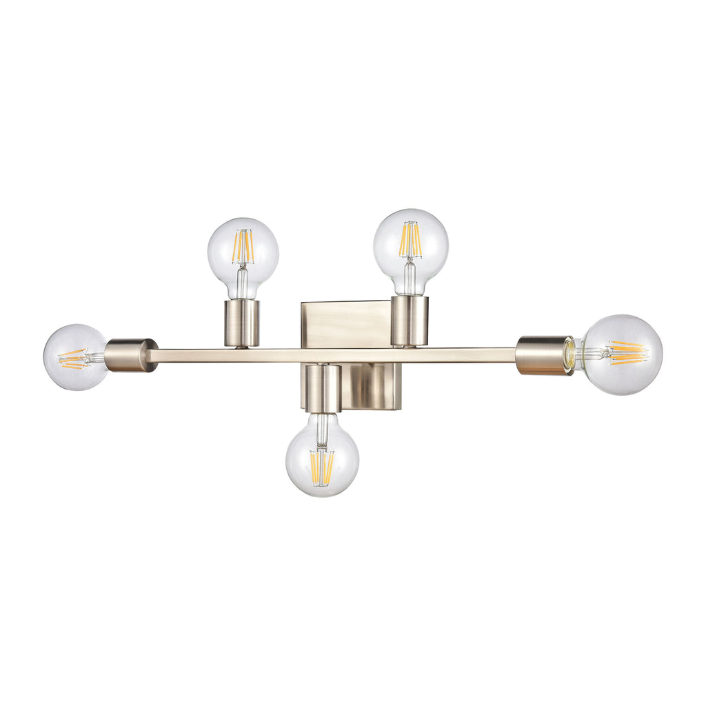 Attune 22'' Wide 5-Light Vanity Light - Satin Nickel