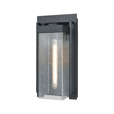 Overton 1 Outdoor Sconce Matte Black