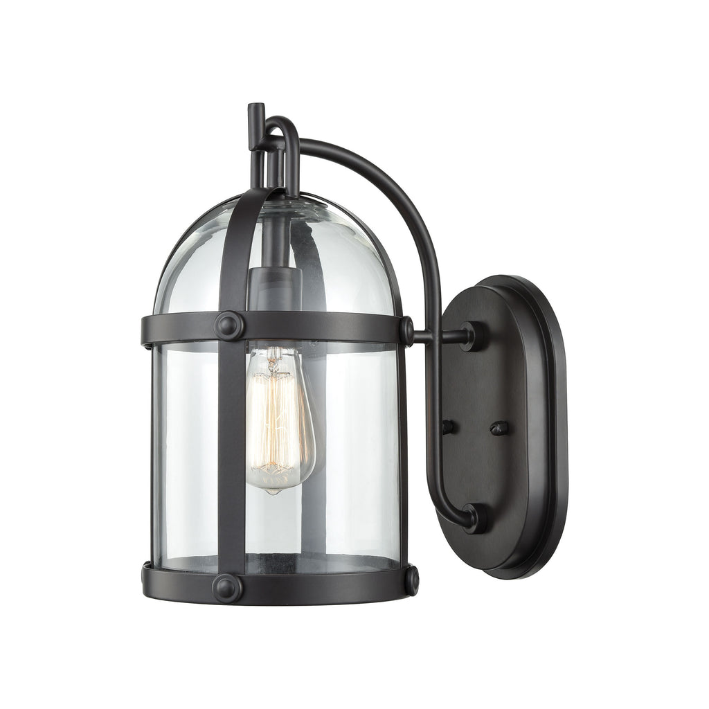 Hunley 1 Outdoor Sconce Oil Rubbed Bronze
