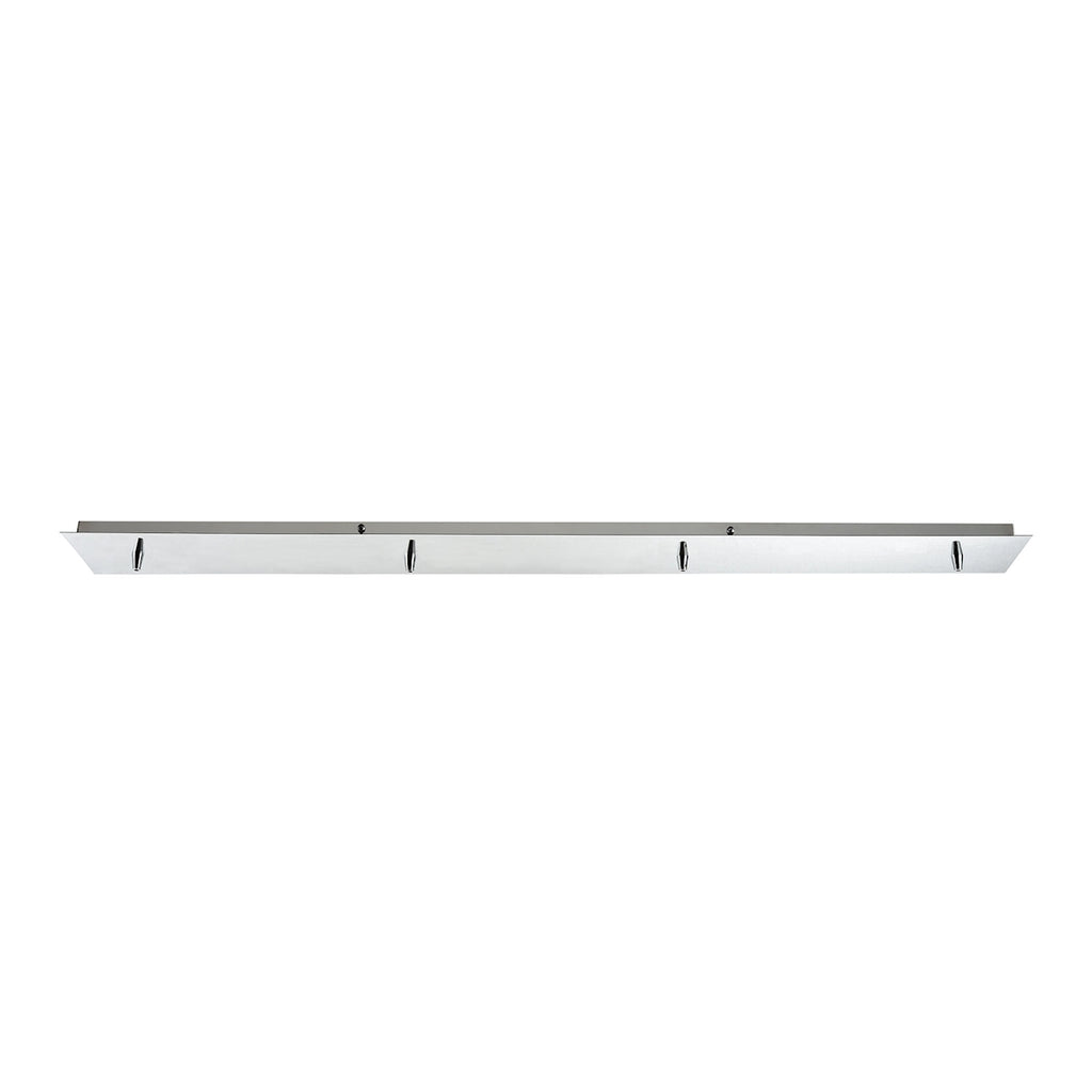 Pendant Options 4 Light Linear Pan in Polished Chrome