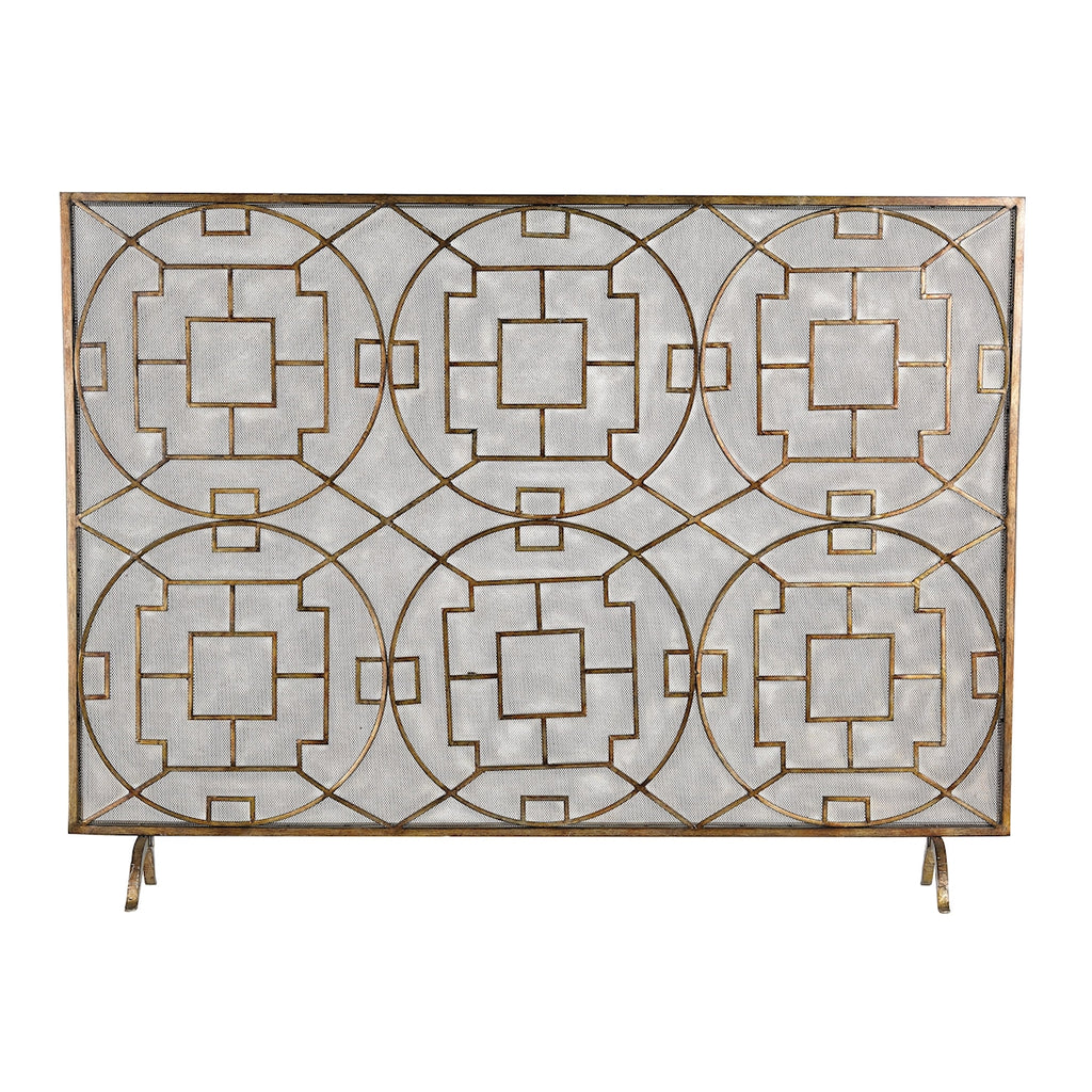 Geometric Firescreen