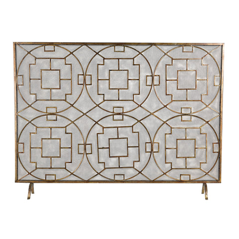 Geometric Firescreen