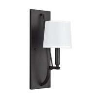 Robinson 16'' High 1-Light Sconce - Matte Black