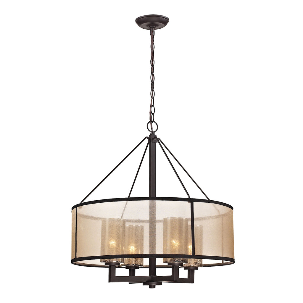 Diffusion 4-Light Chandelier in Oil Rubbed Bronze
