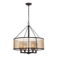Diffusion 4-Light Chandelier in Oil Rubbed Bronze