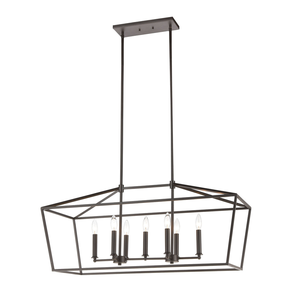 Fairfax 7-Light Island Light in Oil Rubbed Bronze