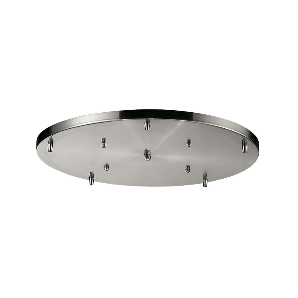 Acc Satin Nickel Round Pan 5-Lights for Item 20160/20