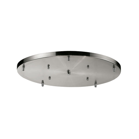 Acc Satin Nickel Round Pan 5-Lights for Item 20160/20
