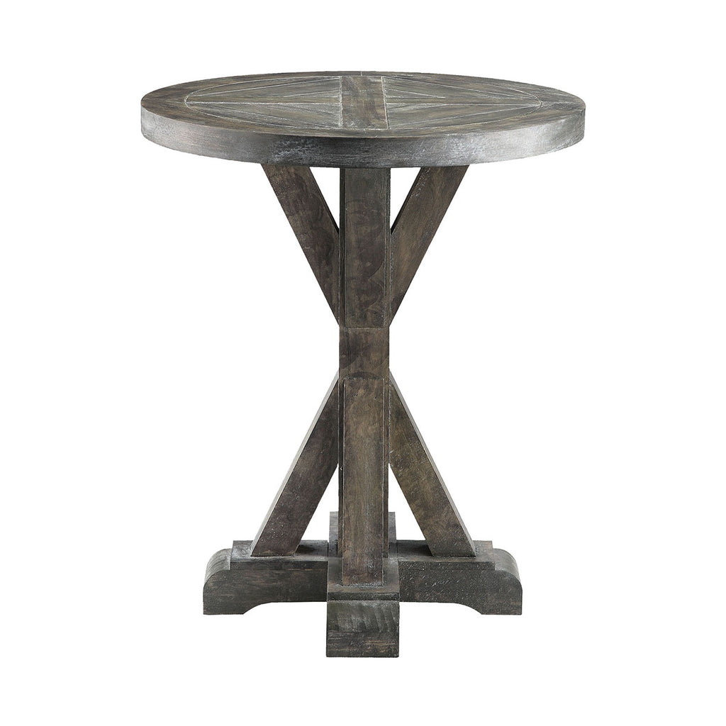 BRIDGEPORT ROUND END TABLE