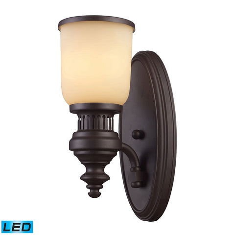 Chadwick 1-Light Sconce in Oiled Bronze - LED Offering Up To 800 Lumens (60 Watt Equivalent) with Fu