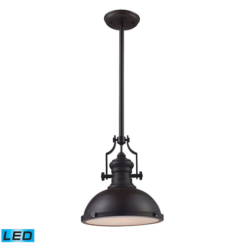 Chadwick 1-Light Pendant in Oiled Bronze - LED