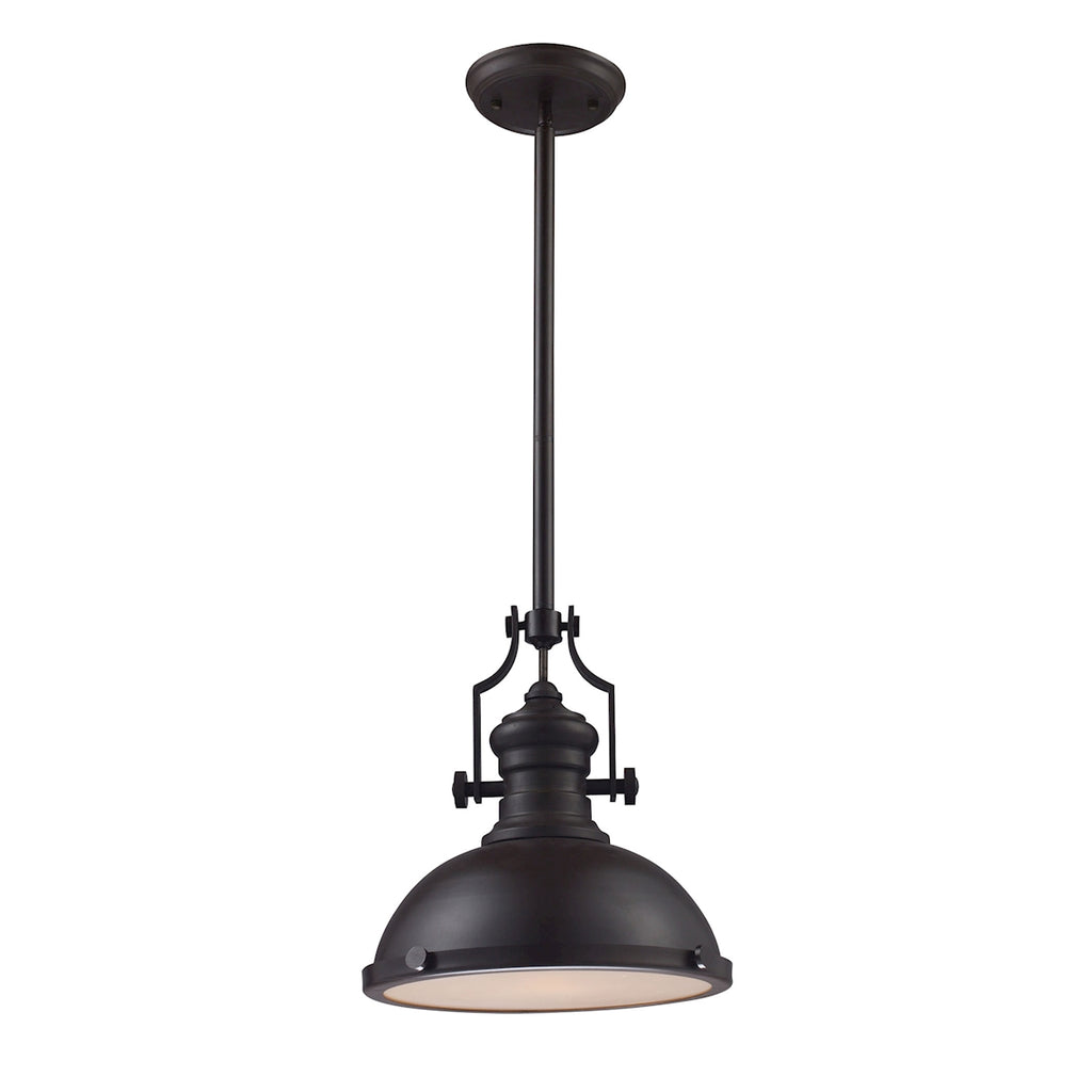 Chadwick 1-Light Pendant in Oiled Bronze