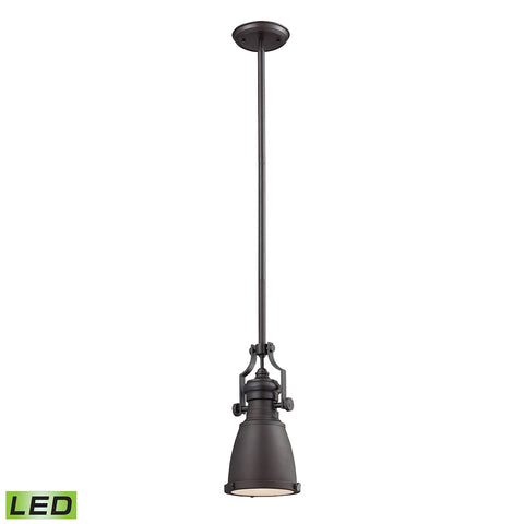 Chadwick Oiled Bronze Pendant - LED Offering Up To 800 Lumens (60 Watt Equivalent) with Full Range D