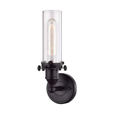 Fulton 1 Light Wall Sconce in Oil Rubbed Bronze