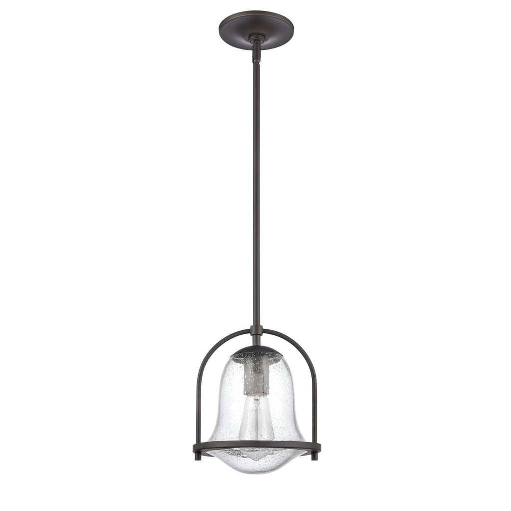 Connection 8'' Wide 1-Light Mini Pendant - Oil Rubbed Bronze