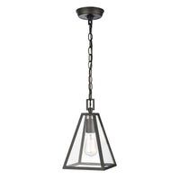 Tangent 7'' Wide 1-Light Mini Pendant - Matte black