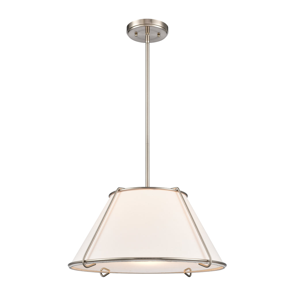 Regalia 18'' Wide 1-Light Pendant - Satin Nickel