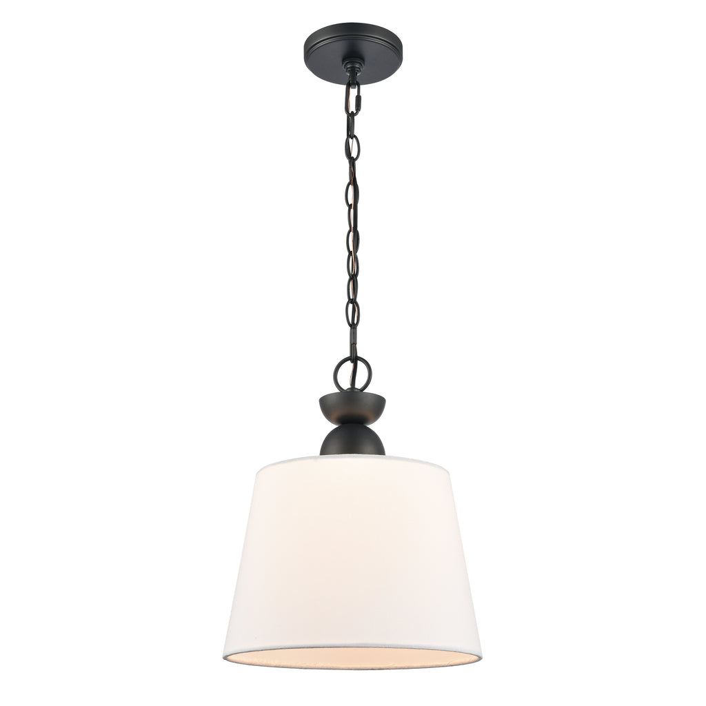 Kistler 12'' Wide 1-Light Pendant - Charcoal