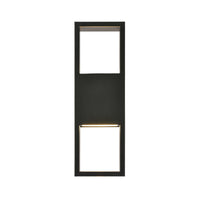 Reflection Point 15'' High LED Outdoor Sconce - Matte Black