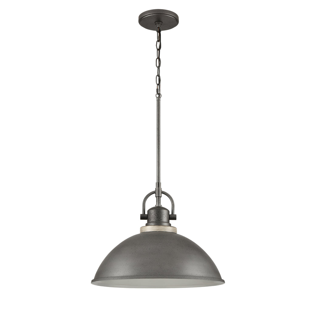 North Shore 18'' Wide 1-Light Outdoor Pendant - Iron