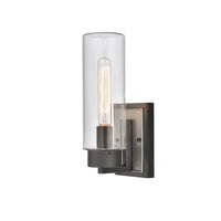 Garity 13.5'' High 1-Light Outdoor Sconce - Textured Black